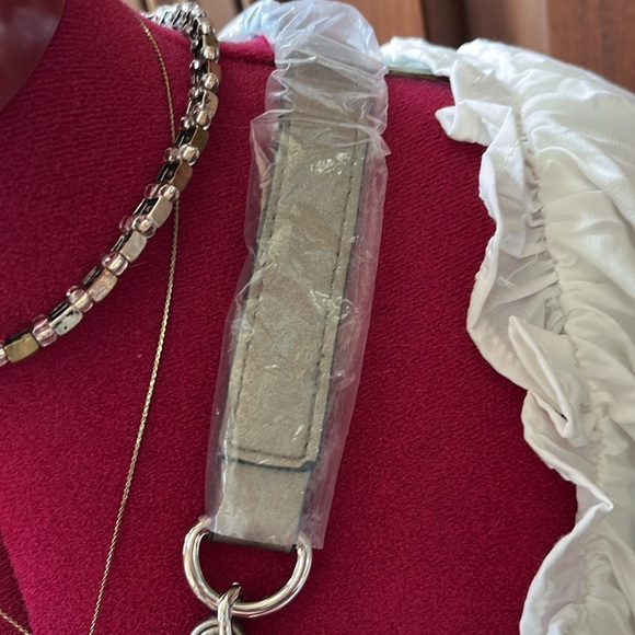 Steve Madden  Crossbody or shoulder bag  metallic  fur lined   Brown/silver  NWT - Picture 9 of 17